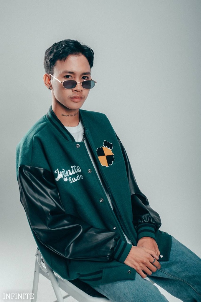 J012MGREEN INF VARSITY [INFINITE MADE]