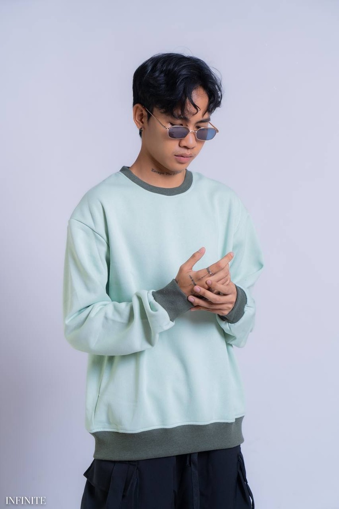 SS002LMATCHA 250G COTTON FLEECE PLAIN