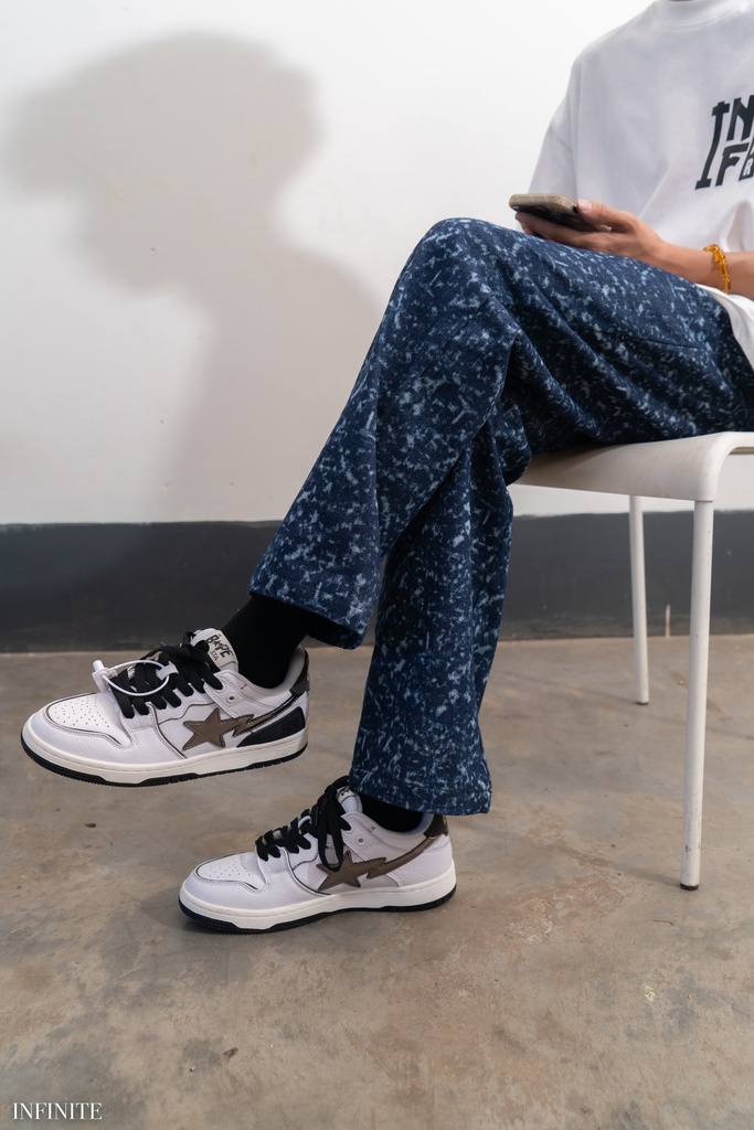 LP010XLDARKBLUE DENIM STRAIGHT PANT [PATTERN]