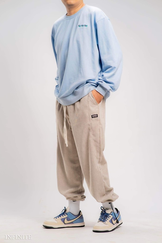 LP019XLWHITE CORDUROY JOFFRE PANT