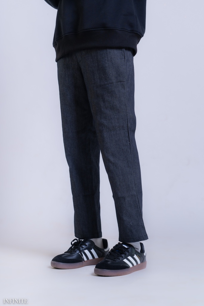 LP023XLGRAY JEANS CROP PANT