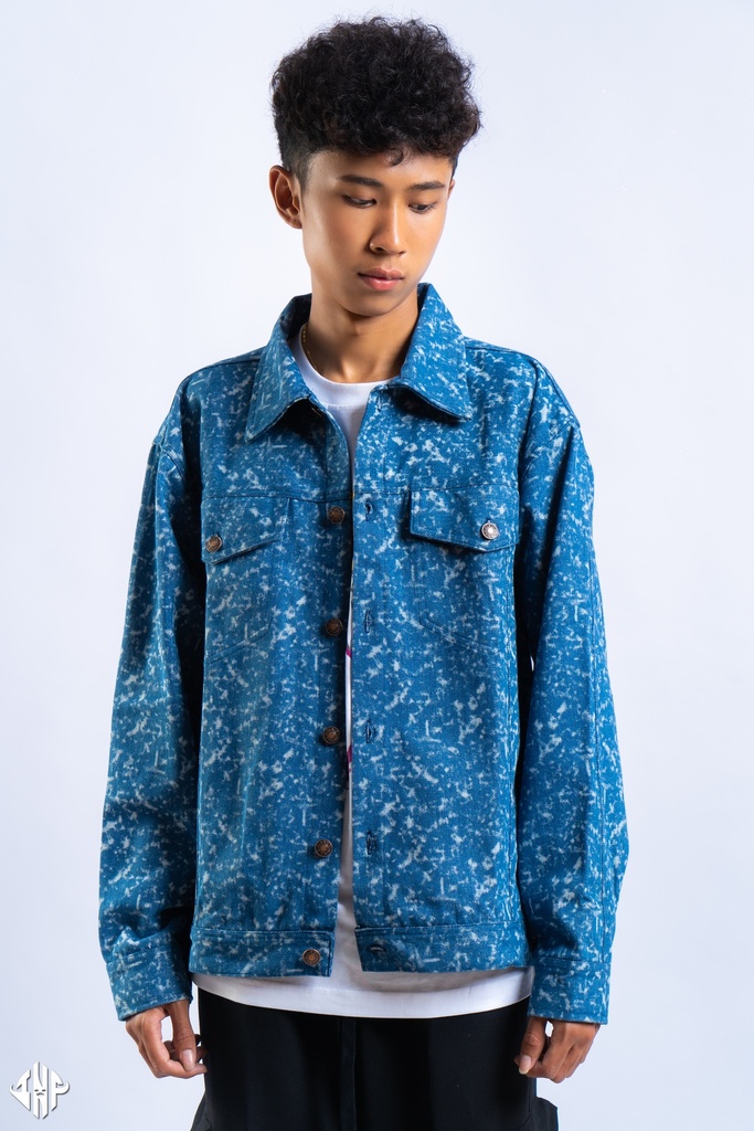 J020SKYBLUEXL PATTERN JEANS JK