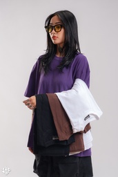 T006XLBROWN 180G PLAIN T-SHIRT