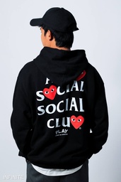 H004LBLACK ASSC HOODIE PLAY