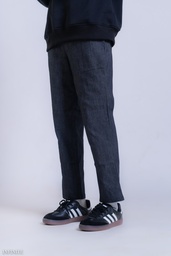 LP023LGRAY JEANS CROP PANT