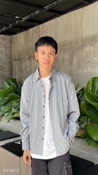 S006MGRAY MUJII LONGSLEEVE SHIRT